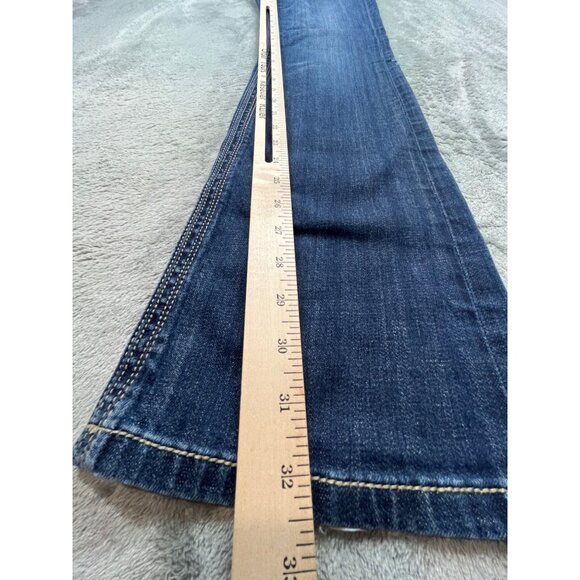 ReRock For Express Barely Bootcut Womens Jeans Size 6 Medium Wash Denim 29x32 - Picture 5 of 14